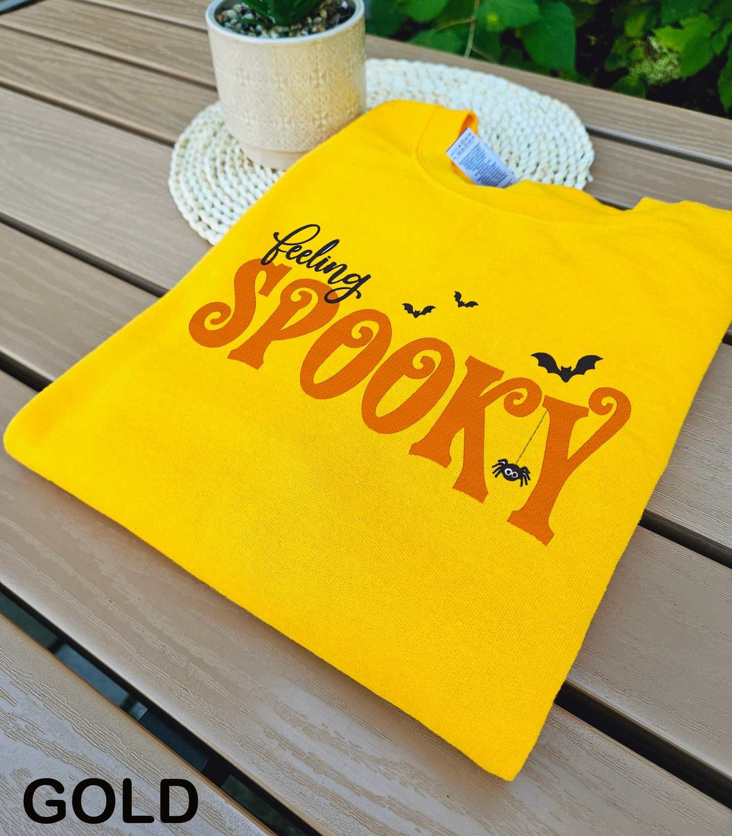 Feeling Spooky Embroidered Crewneck Sweatshirt