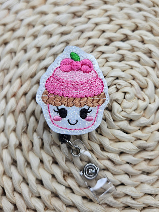 Cupcake Badge Reel