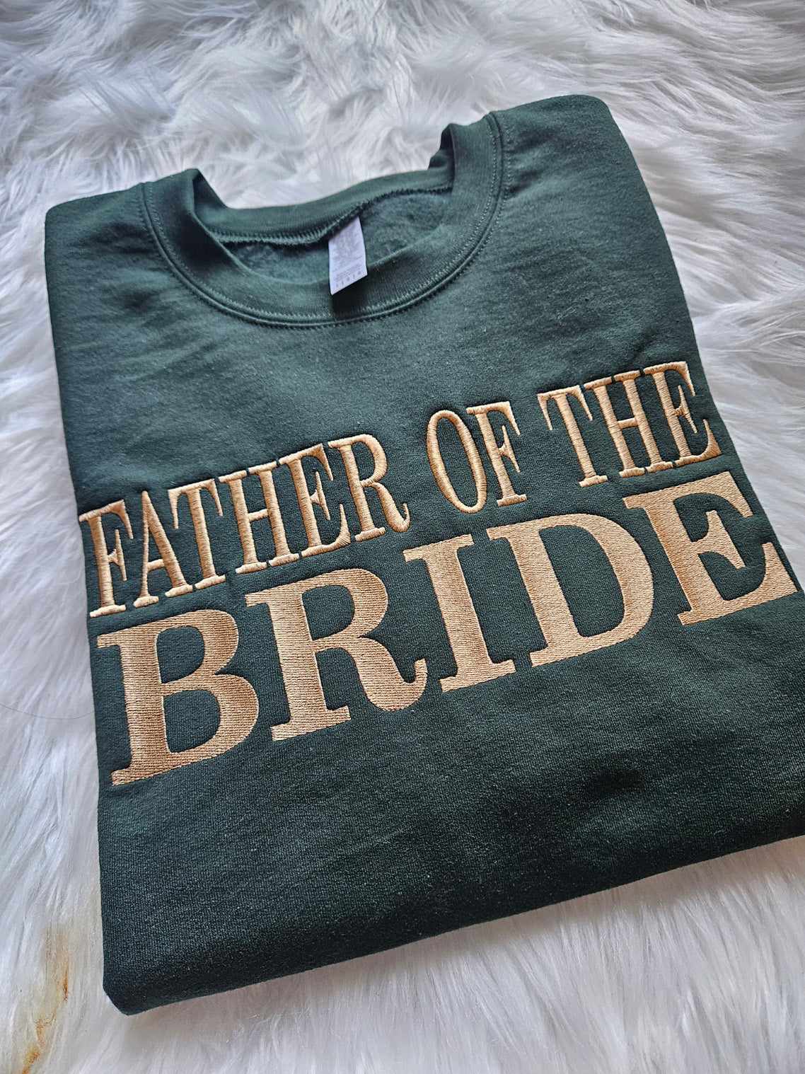 Father of the Bride Embroidered Sweatshirt