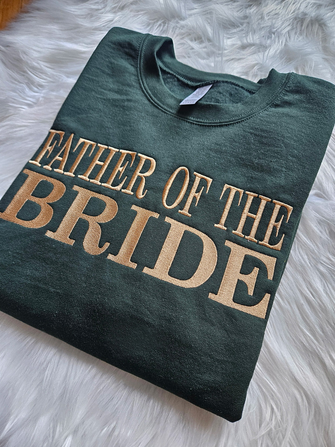 Father of the Bride Embroidered Sweatshirt