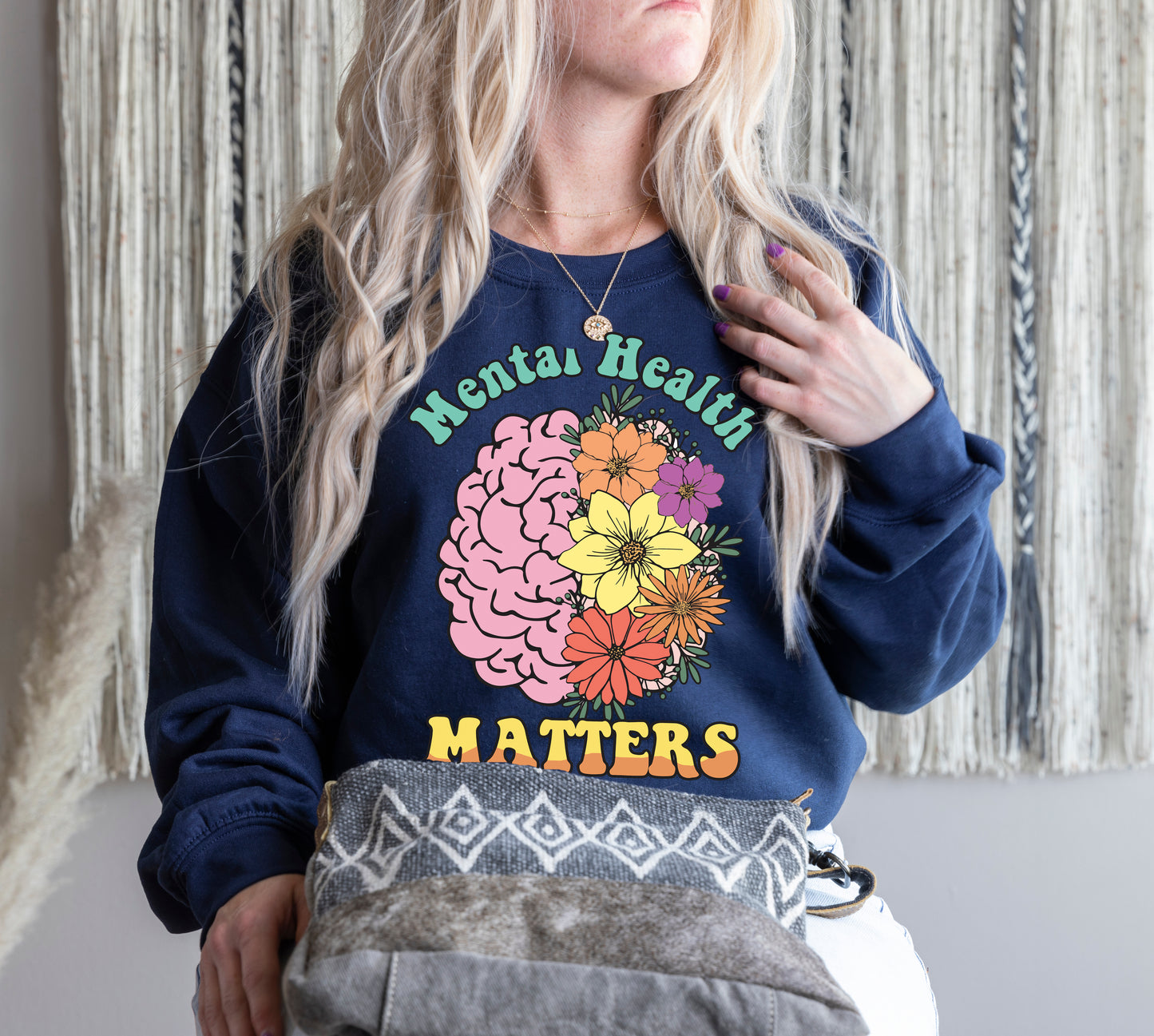 Mental Health Matters Crewneck Sweatshirt