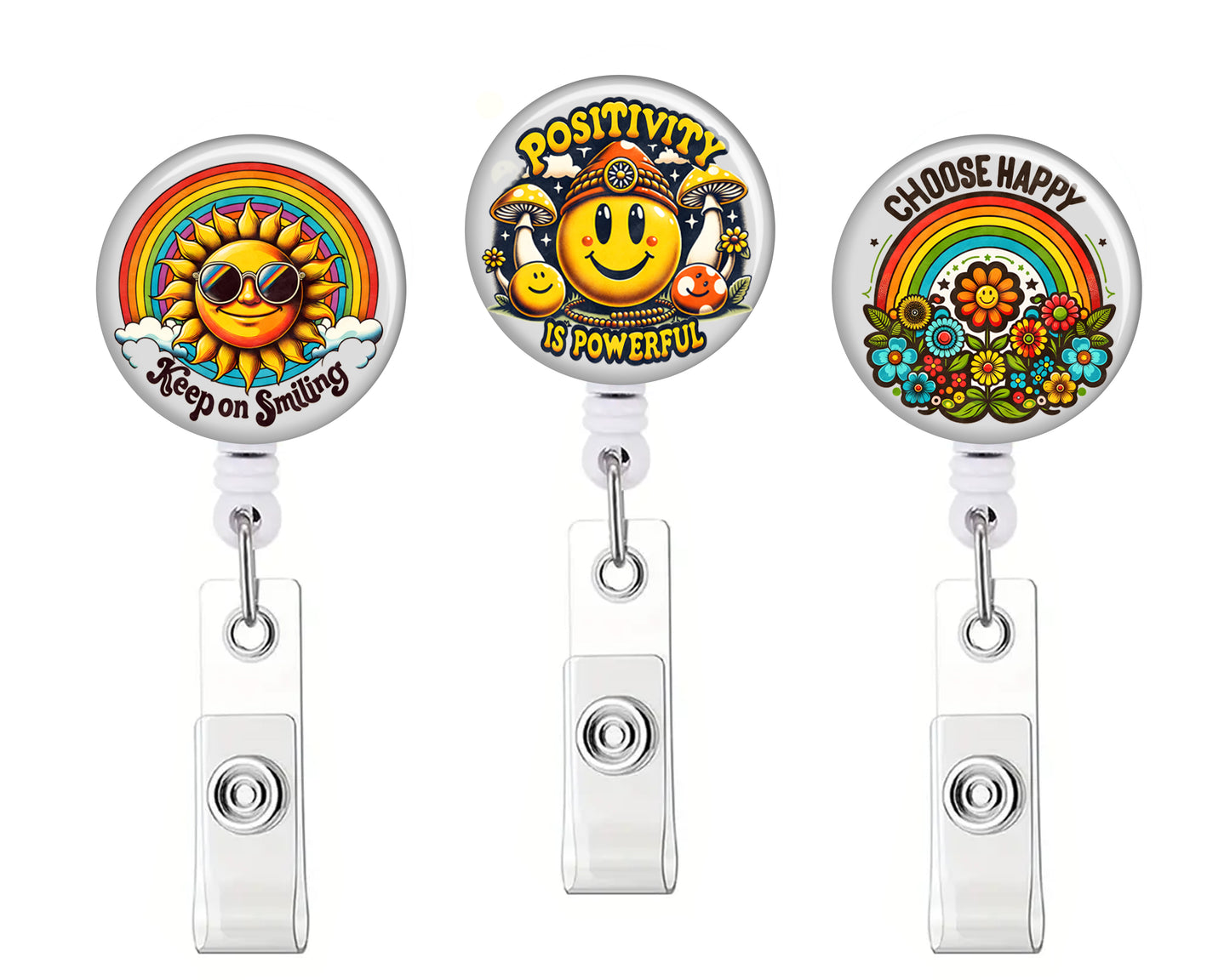 Positive Button Badge Reel