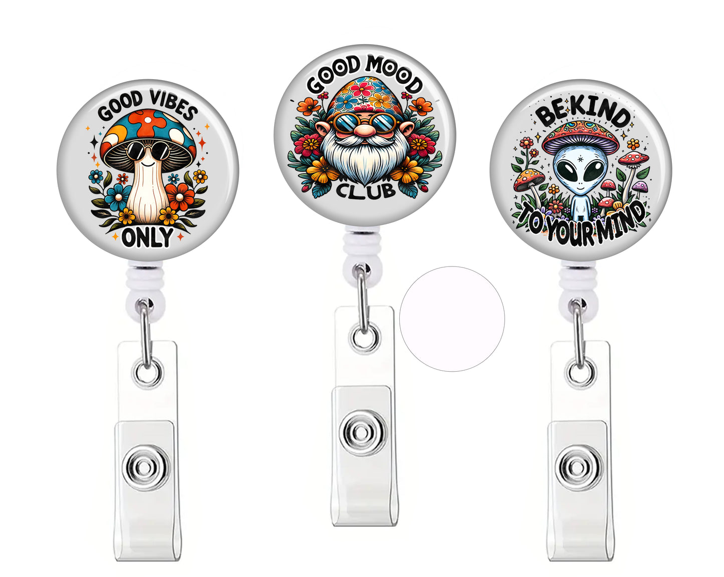 Saying Button Badge Reel