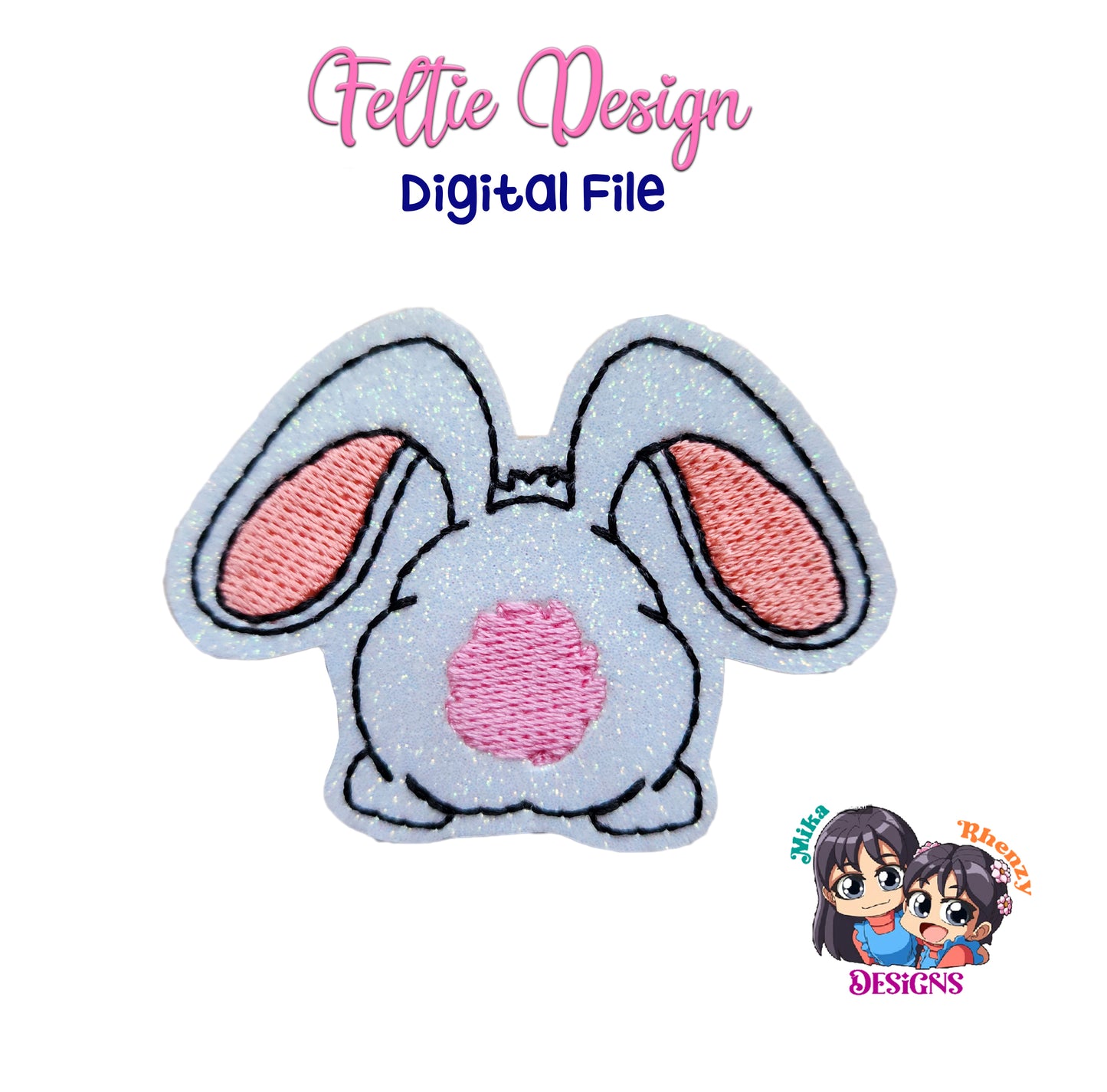 Bunny Back Feltie Design