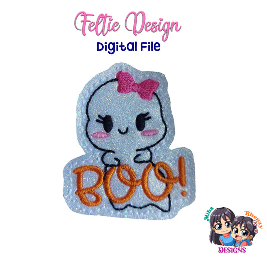 Ghost Boo Feltie Design