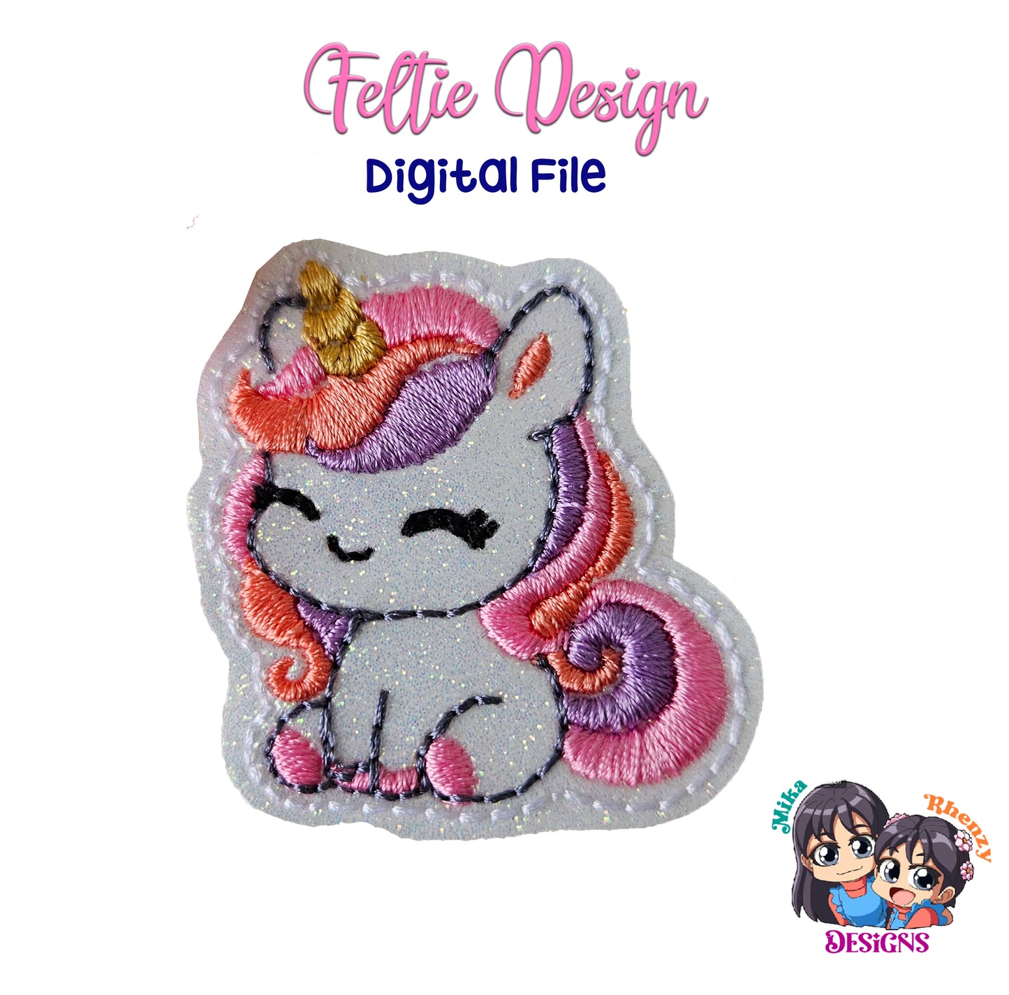 Unicorn Feltie Design