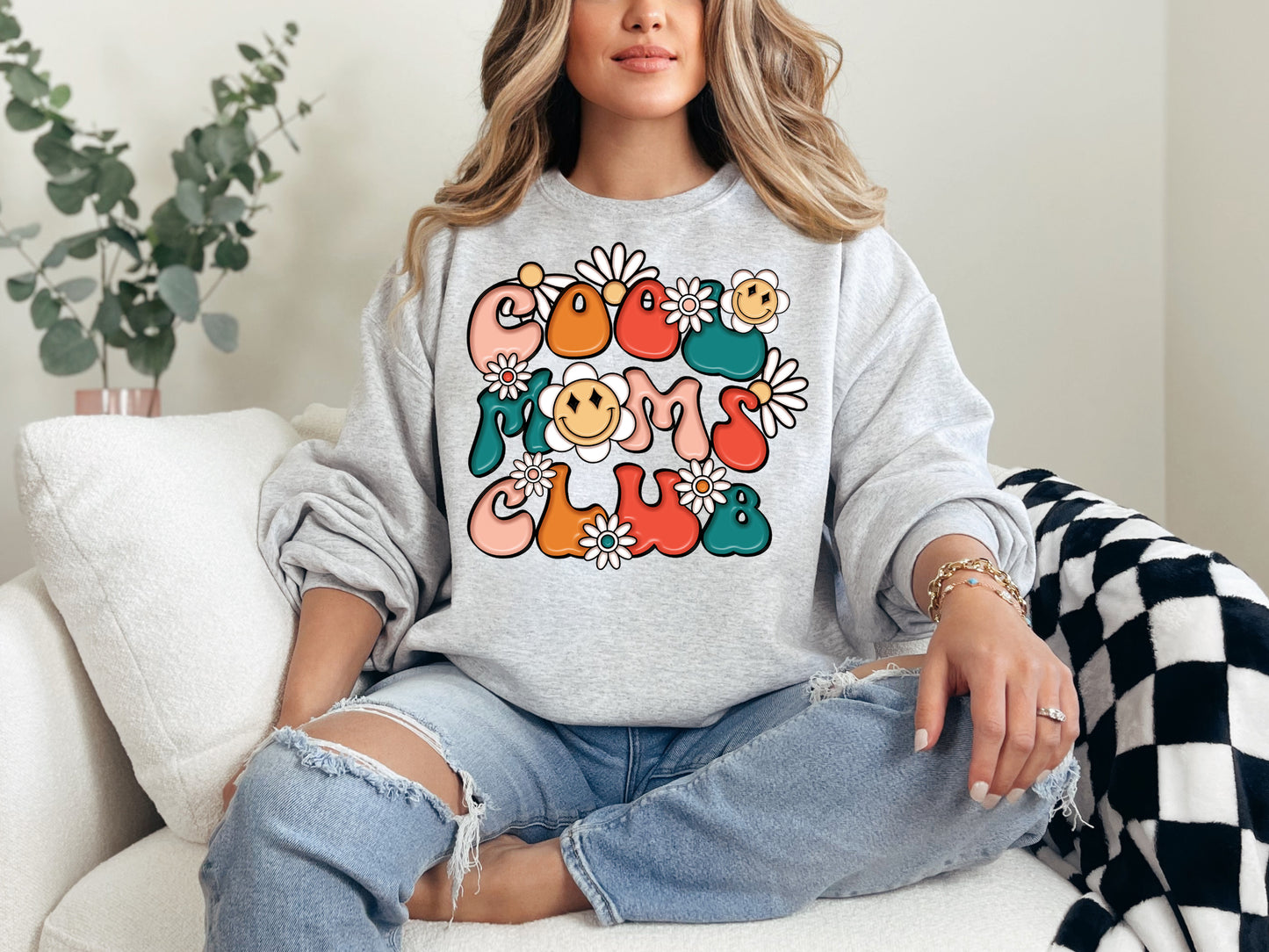 Cool Moms Club Crewneck Sweatshirt