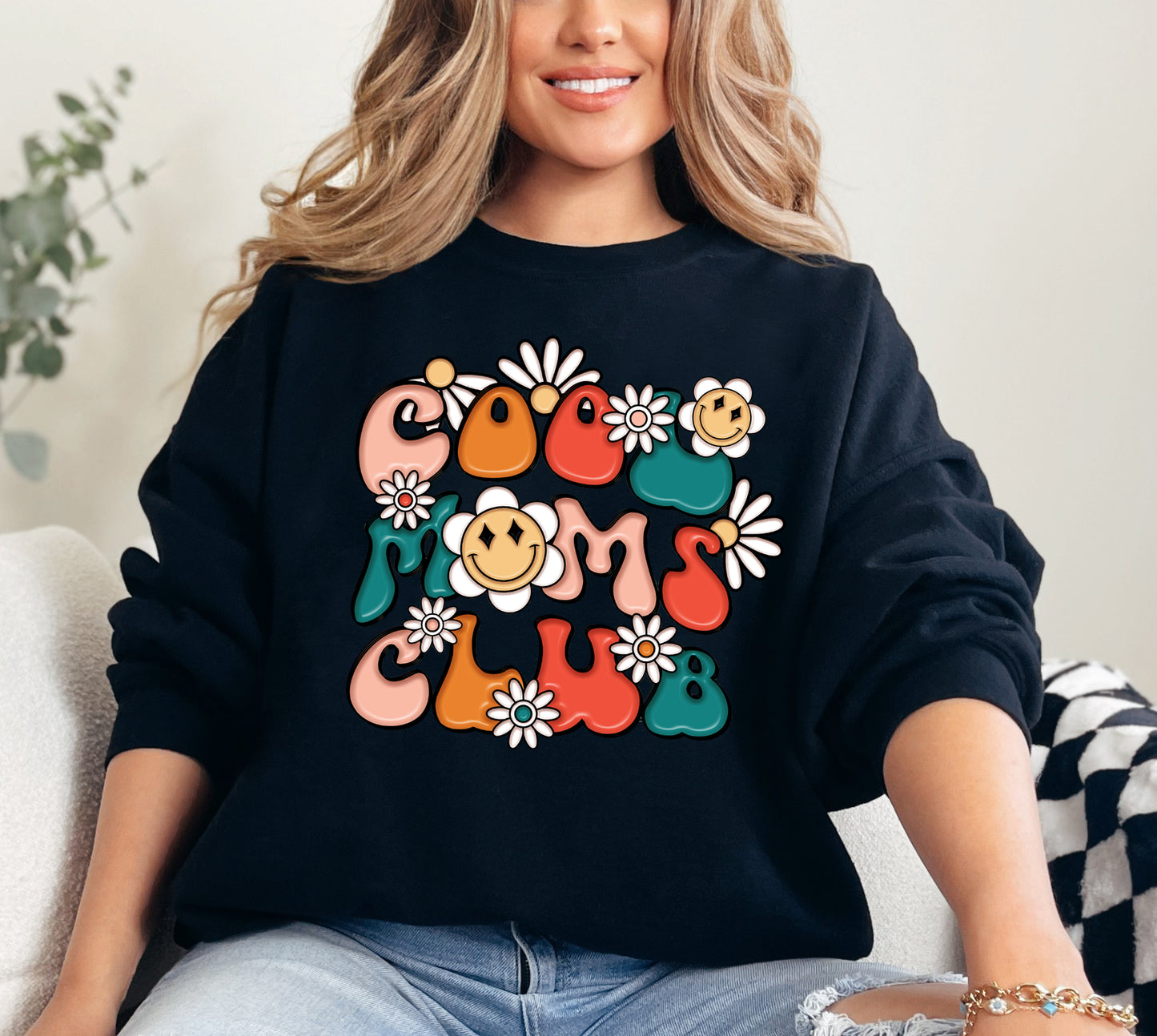 Cool Moms Club Crewneck Sweatshirt