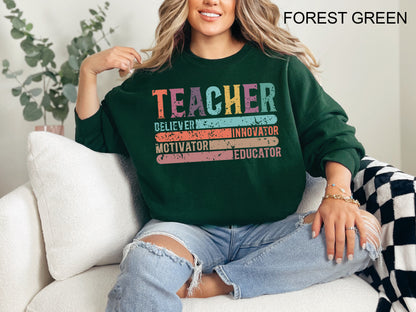 Teacher Crewneck Sweatshirt