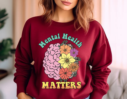 Mental Health Matters Crewneck Sweatshirt