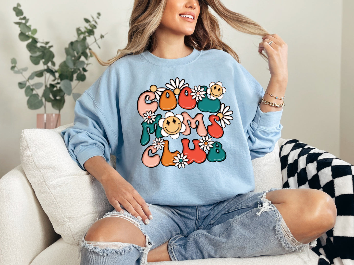 Cool Moms Club Crewneck Sweatshirt