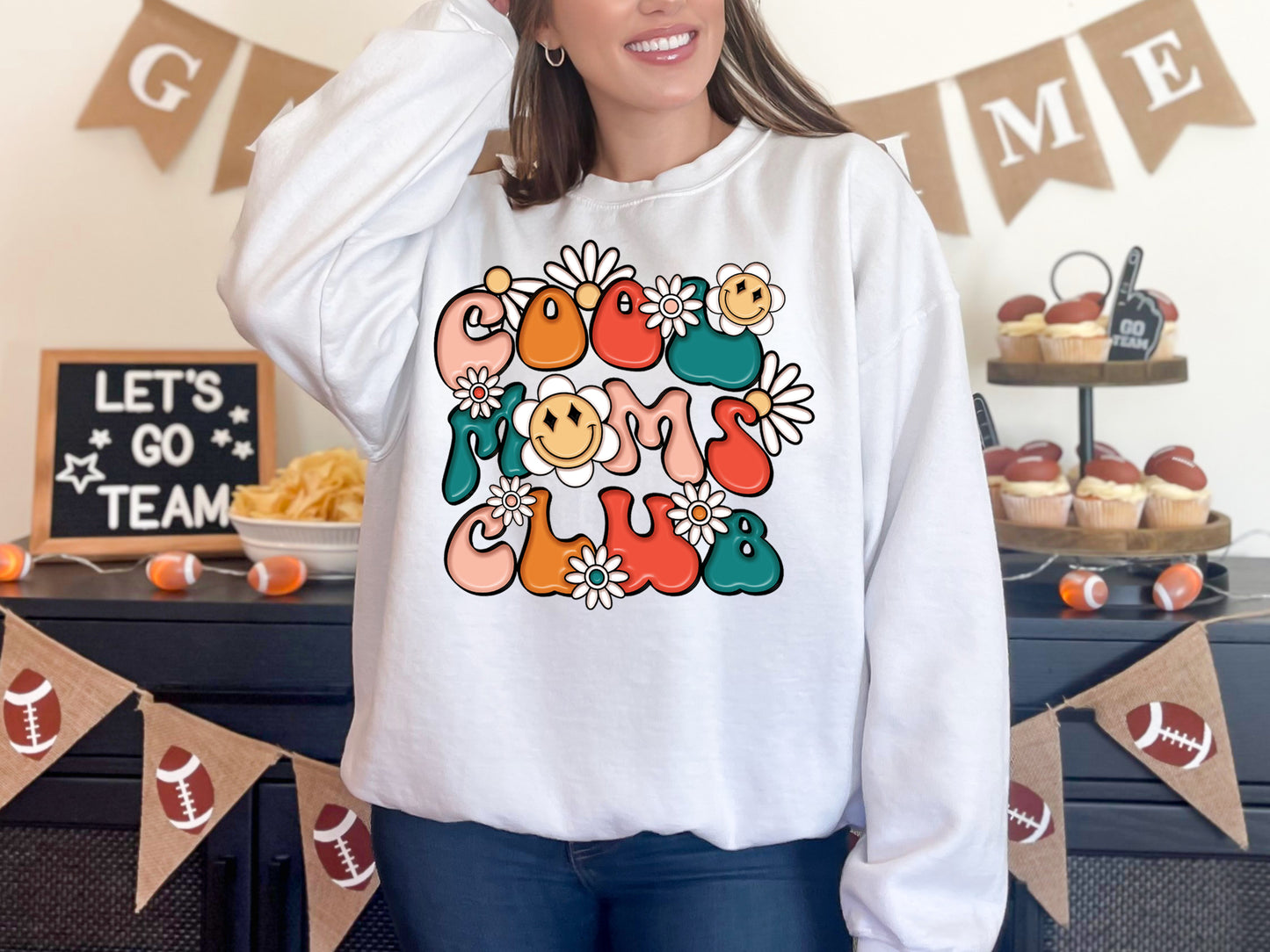 Cool Moms Club Crewneck Sweatshirt