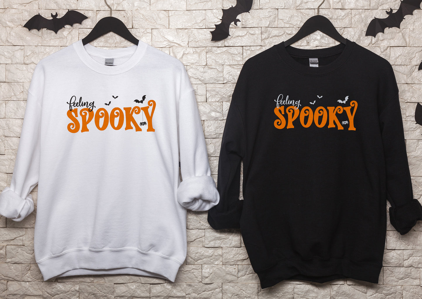 Feeling Spooky Embroidered Crewneck Sweatshirt