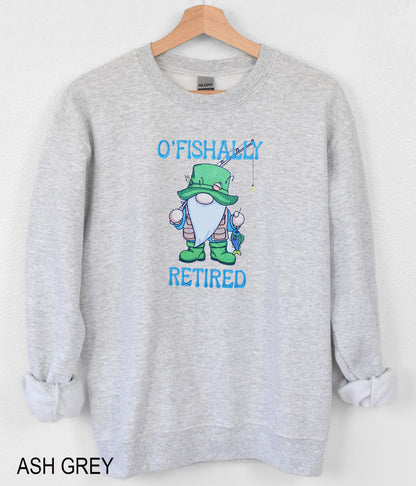 O'Fishally Retired Embroidered Crewneck Sweatshirt