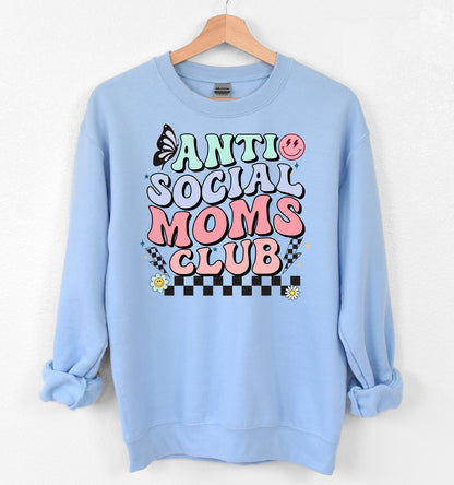 Anti Social Moms Club Crewneck Sweatshirt