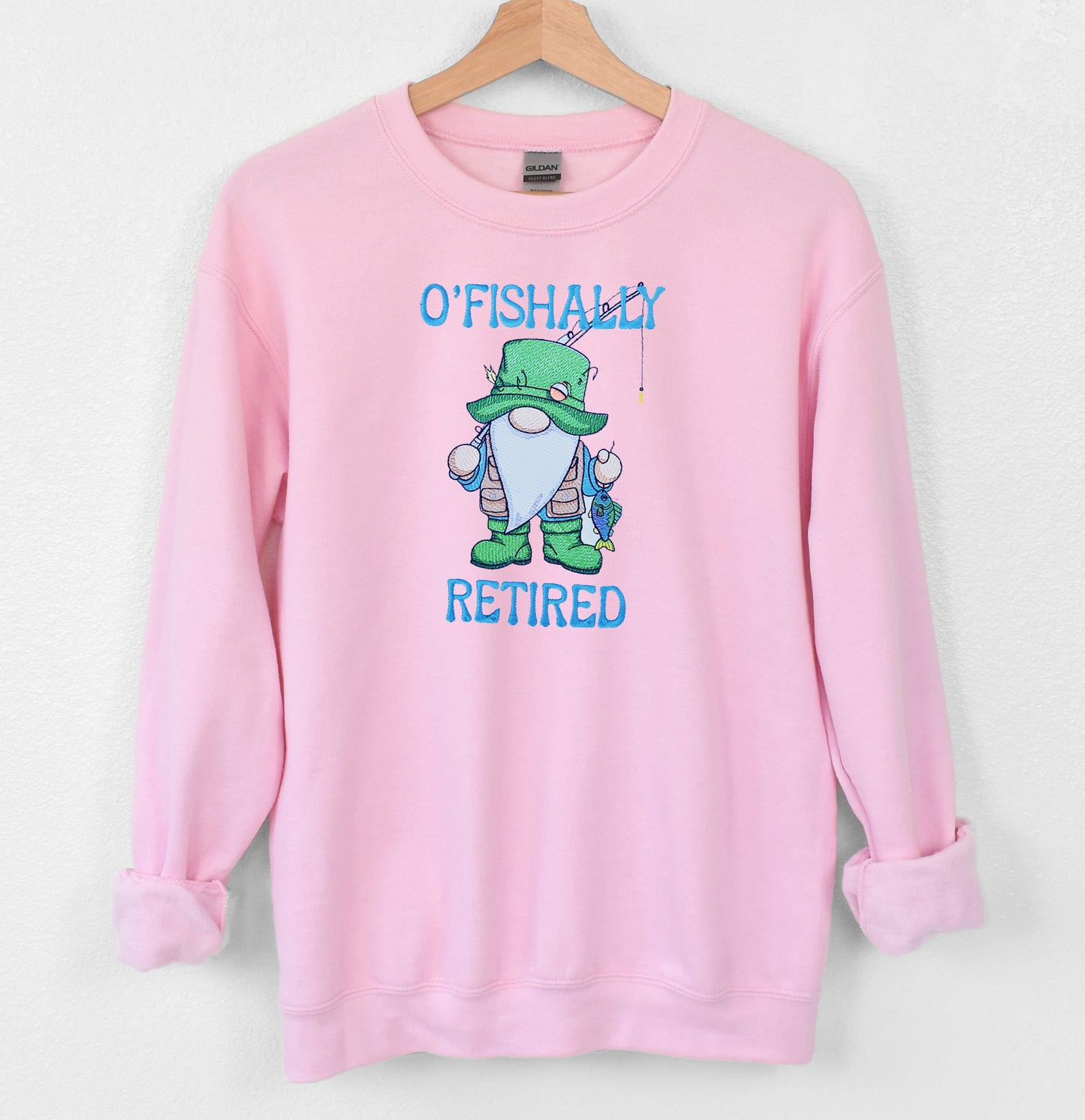 O'Fishally Retired Embroidered Crewneck Sweatshirt