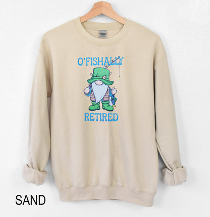 O'Fishally Retired Embroidered Crewneck Sweatshirt