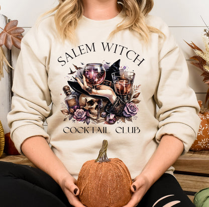 Salem Witch Cocktail Club Crewneck Sweatshirt