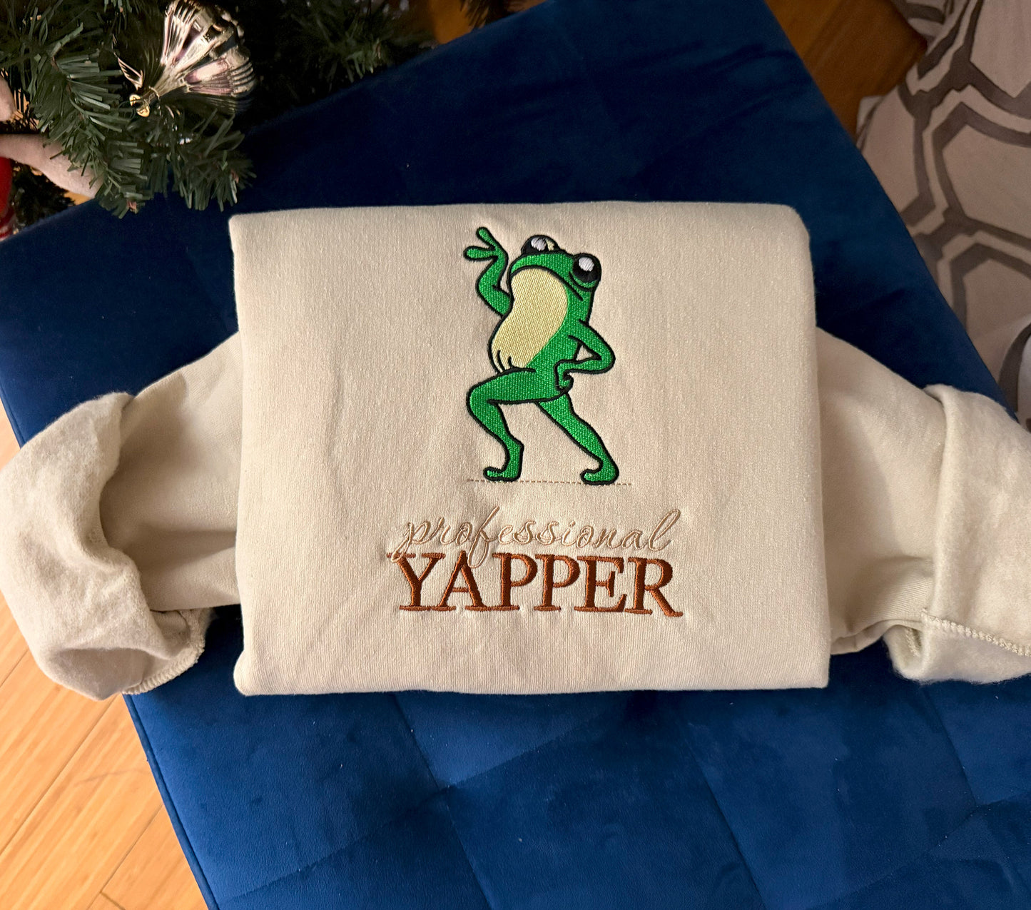 Professional Yapper Embroidered Sweatshirt