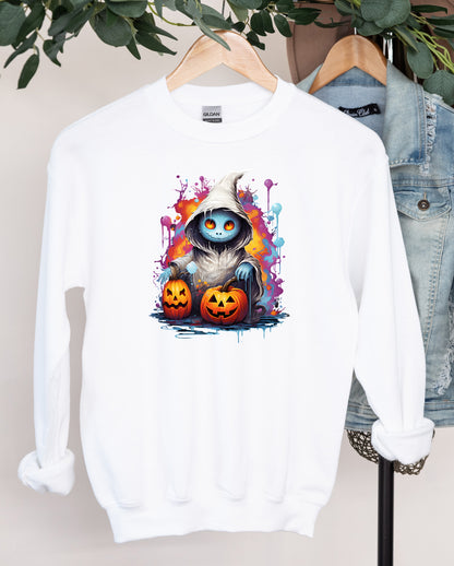 Ghost Halloween Crewneck Sweatshirt