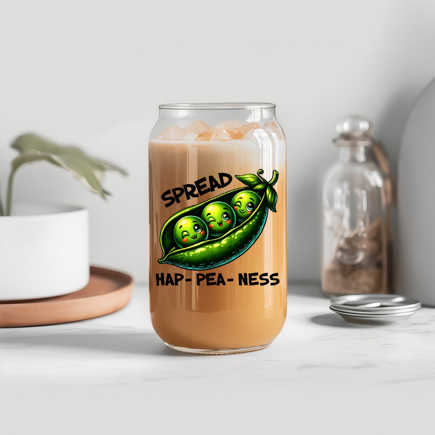 Spread Ha-Pea-Ness Sticker