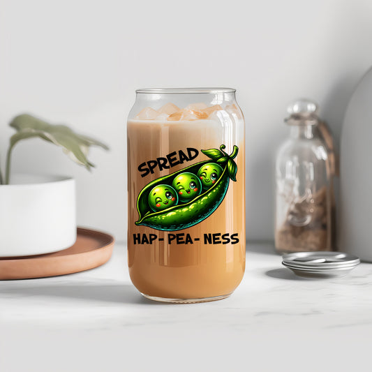 Spread Ha-Pea-Ness Sticker