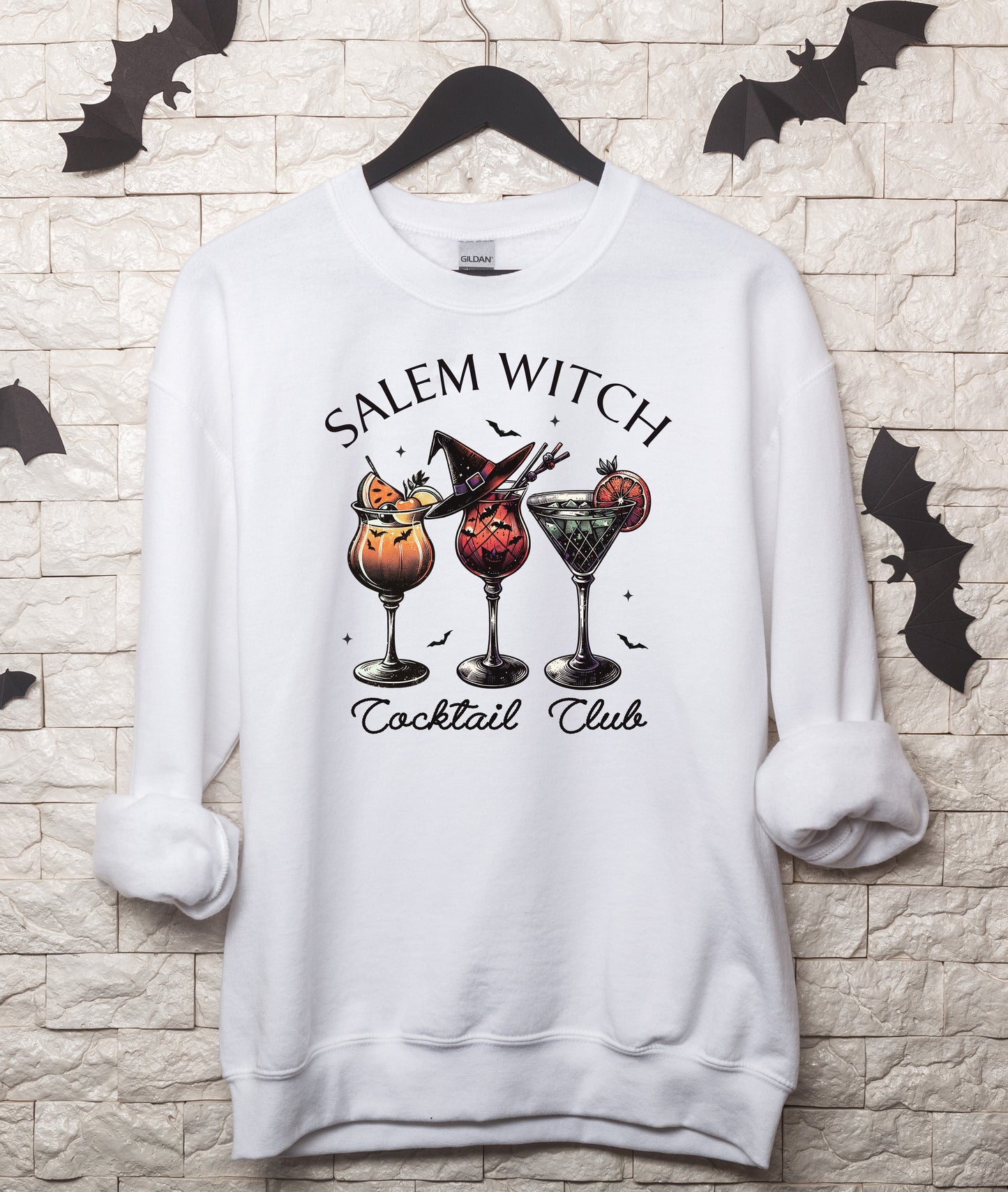 Salem Witch Cocktail Club Crewneck Sweatshirt