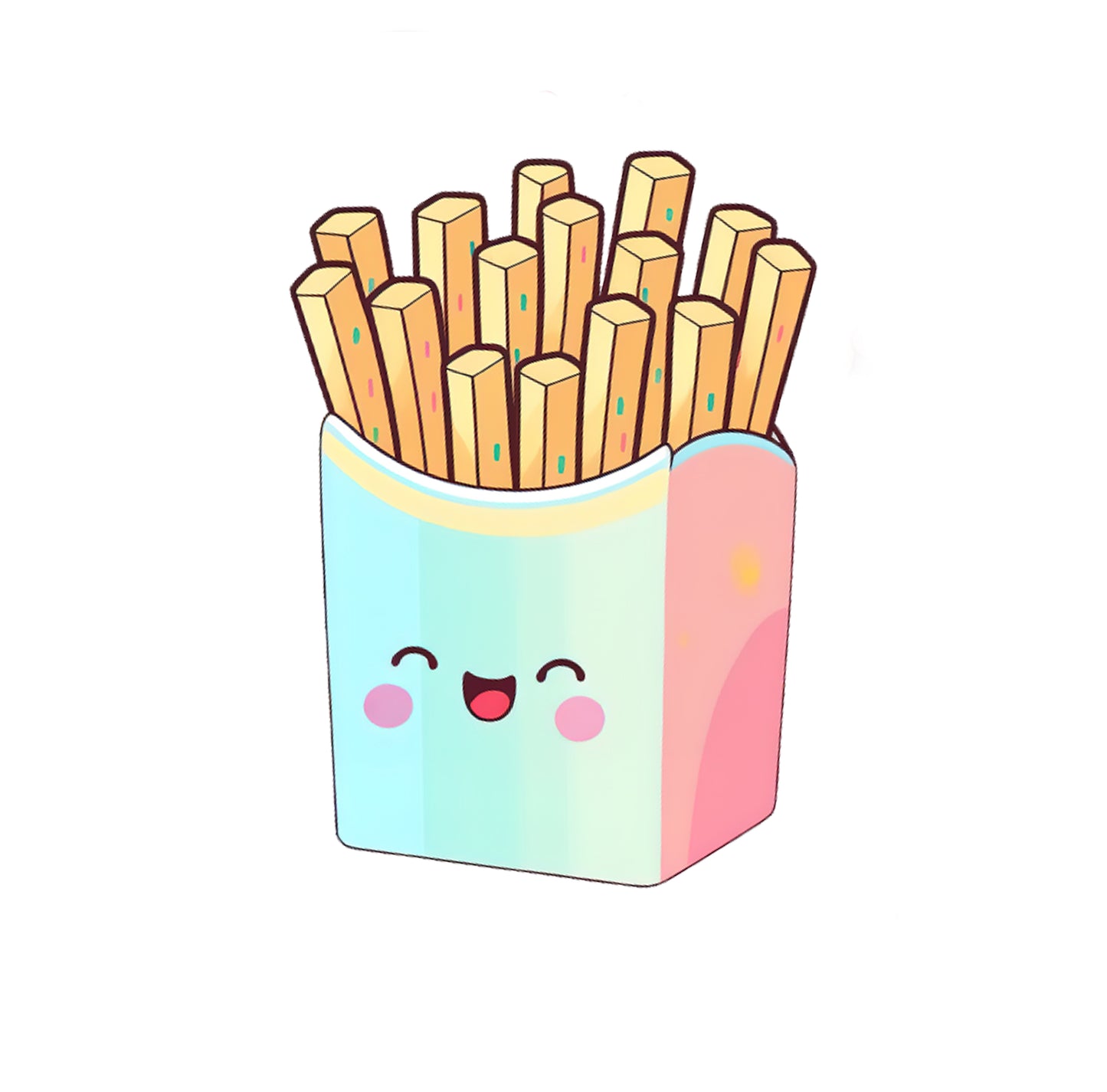 French Fries Sticker