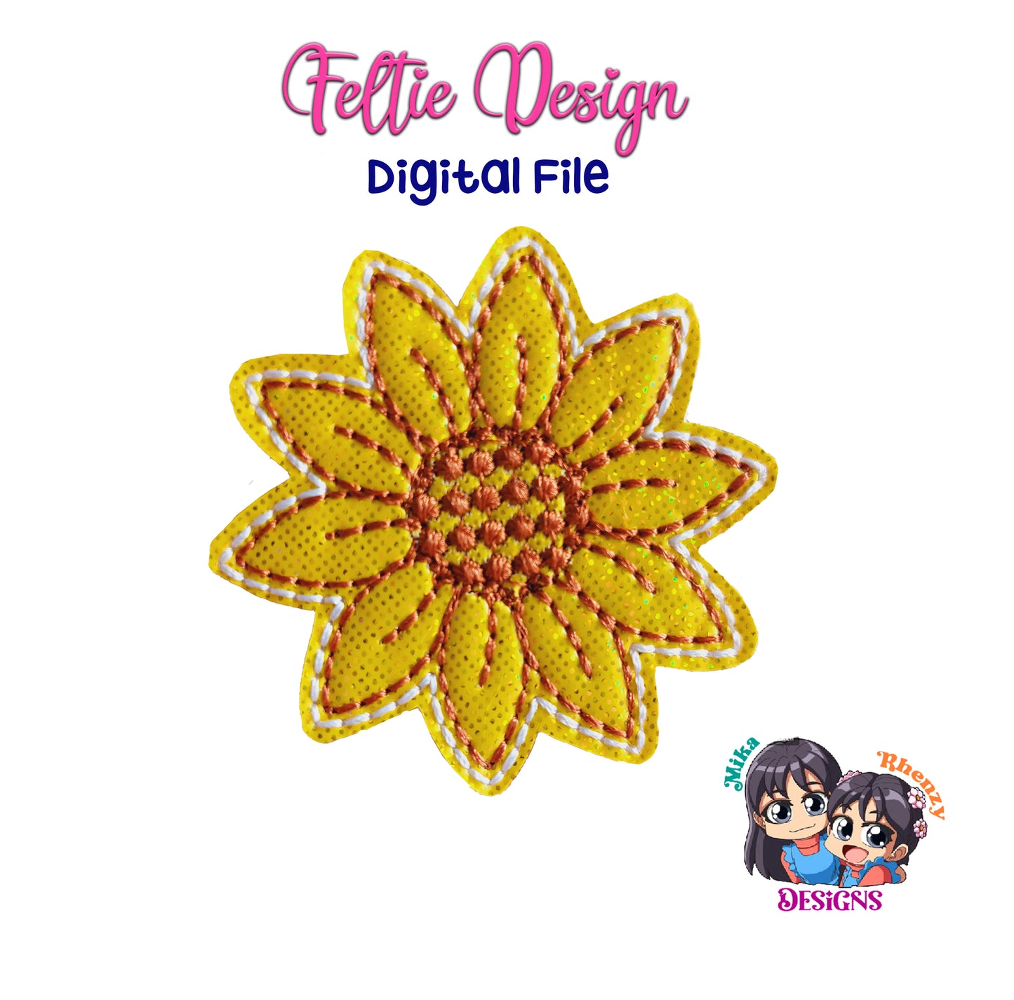 Sunflower Feltie Design