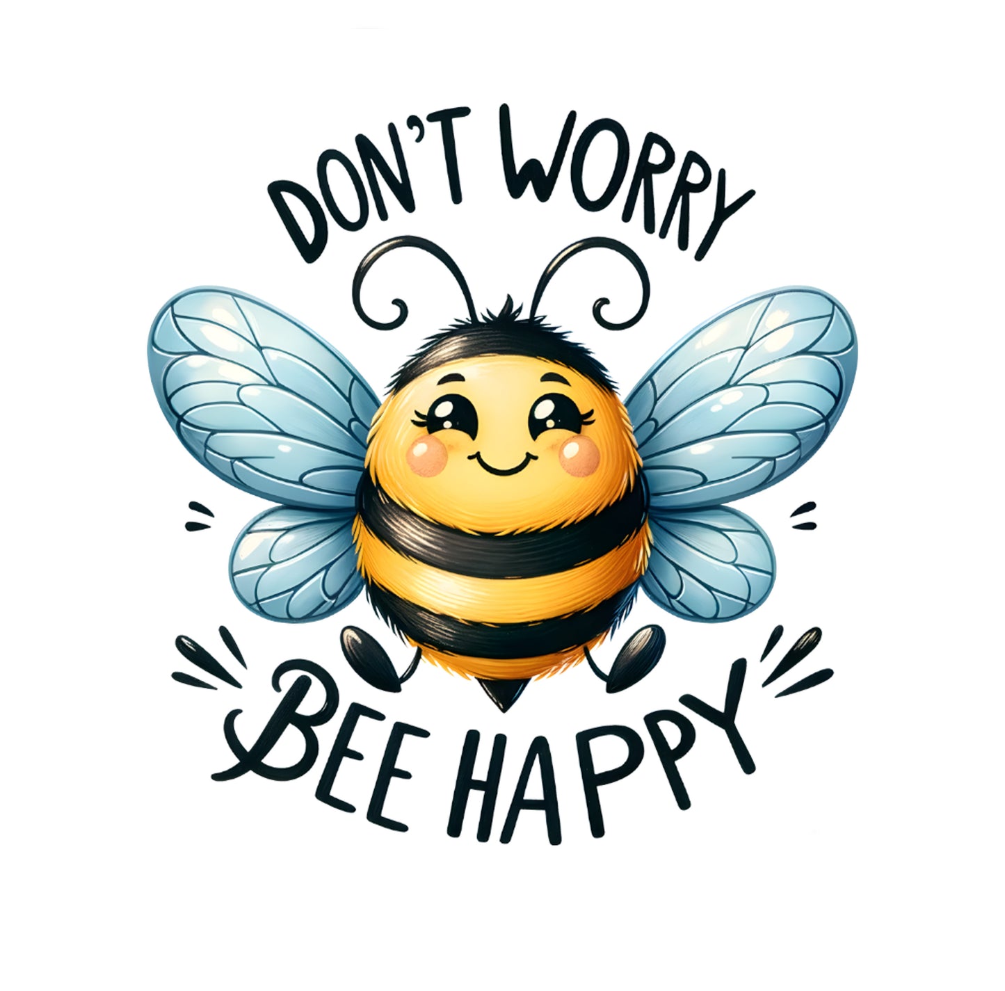 Don't Worry Be Happy Sticker