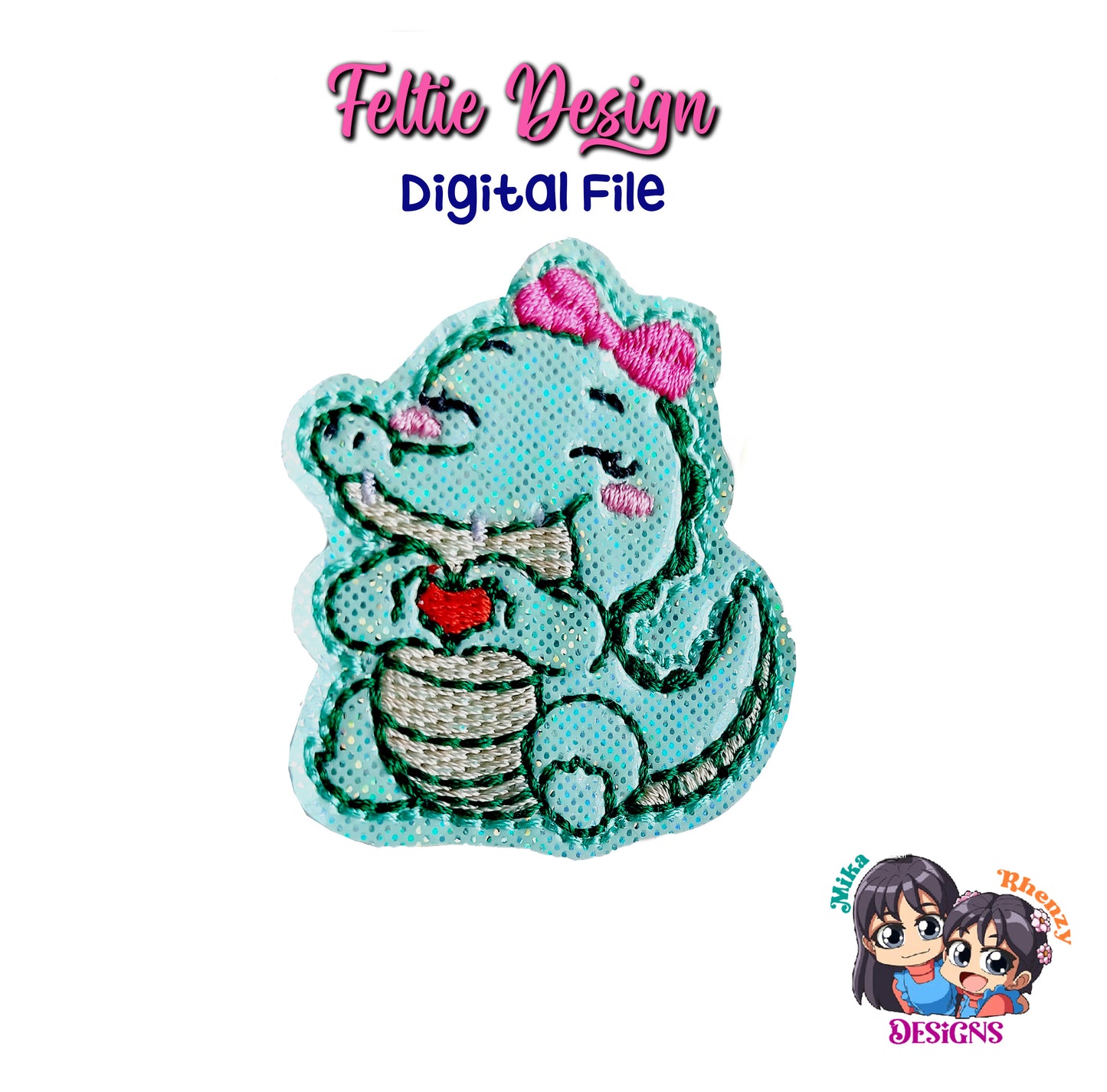 Crocodile Feltie Design