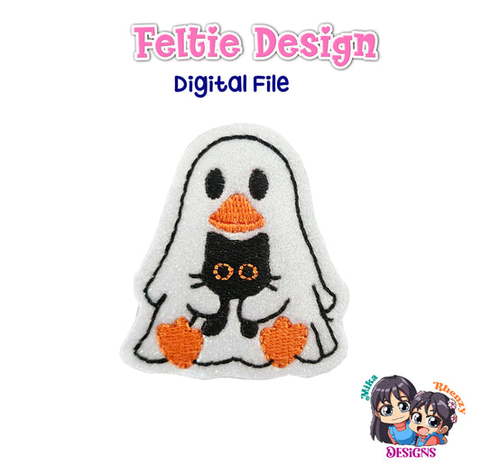 Ghost Duck Feltie Design