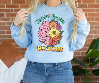 Mental Health Matters Crewneck Sweatshirt