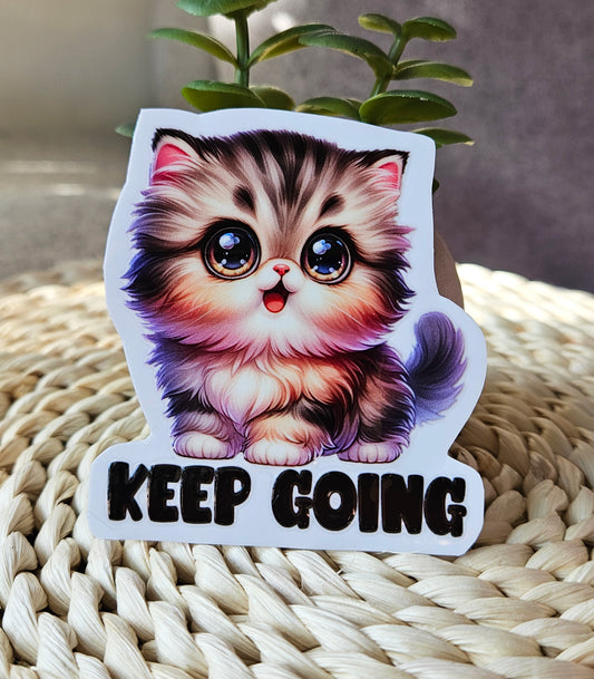 Keep Going Sticker