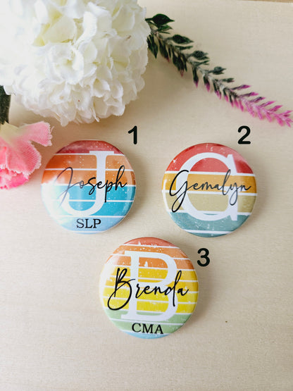 Personalized Badge Reel