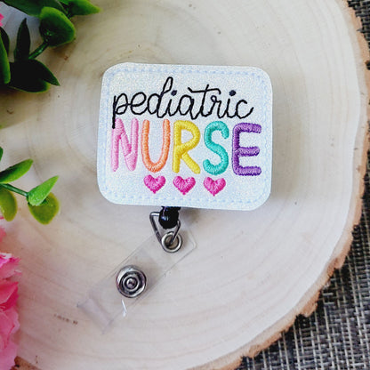 Pediatric Nurse Badge Reel