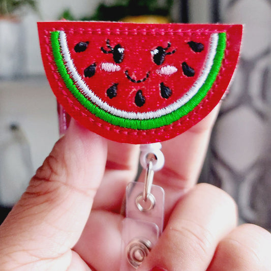 Watermelon Badge Reel