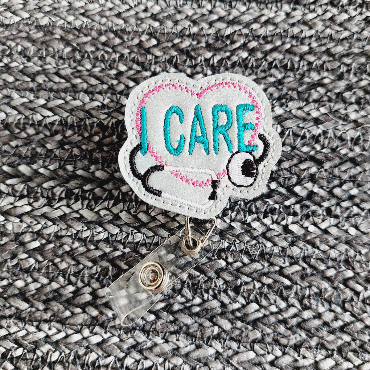 I Care  Badge Reel