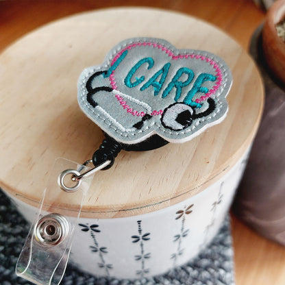 I Care  Badge Reel