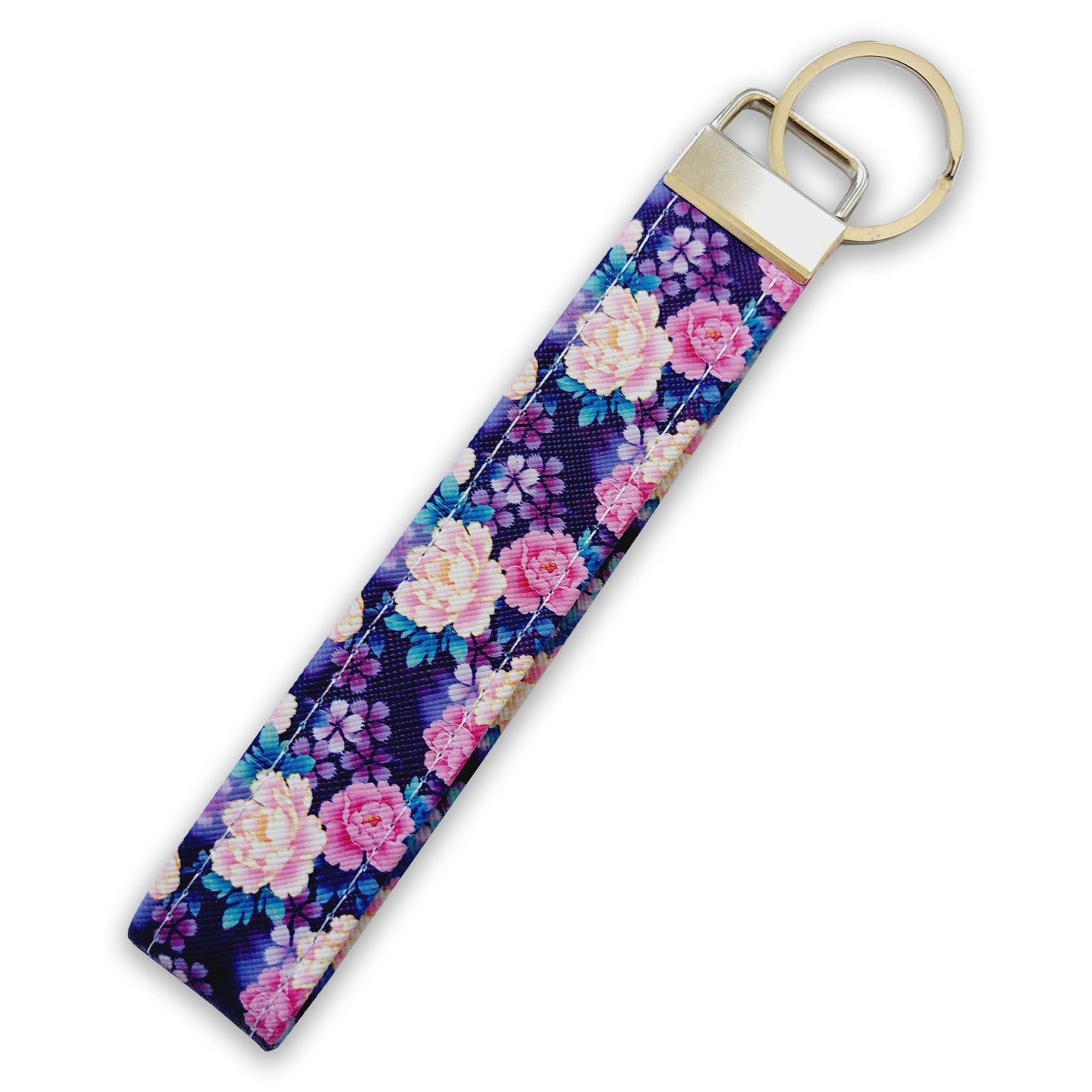 Yvette Floral Wristlet Keychain