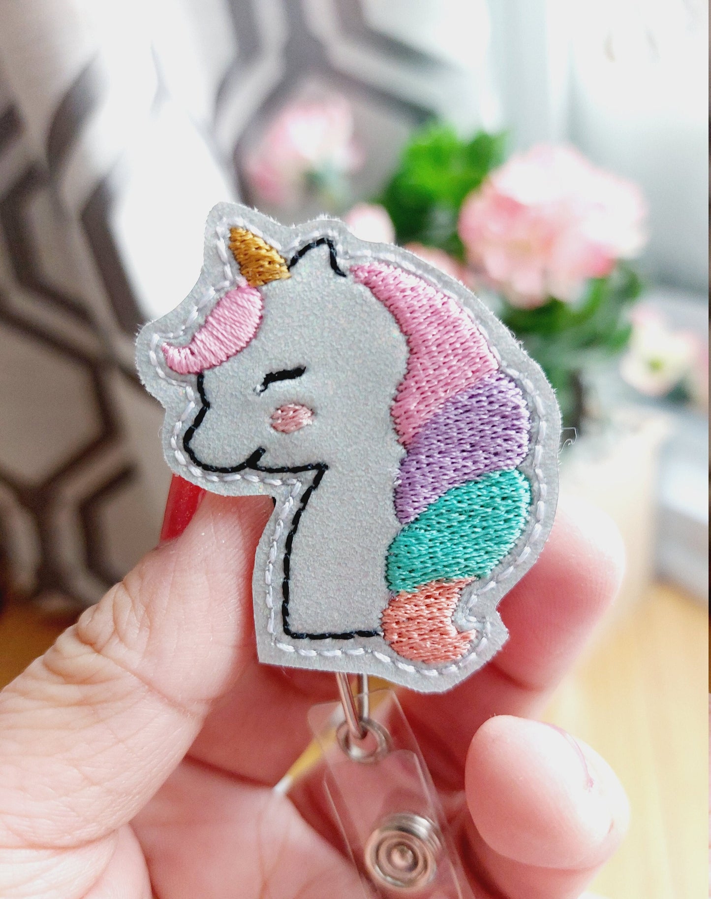 Unicorn  Badge Reel