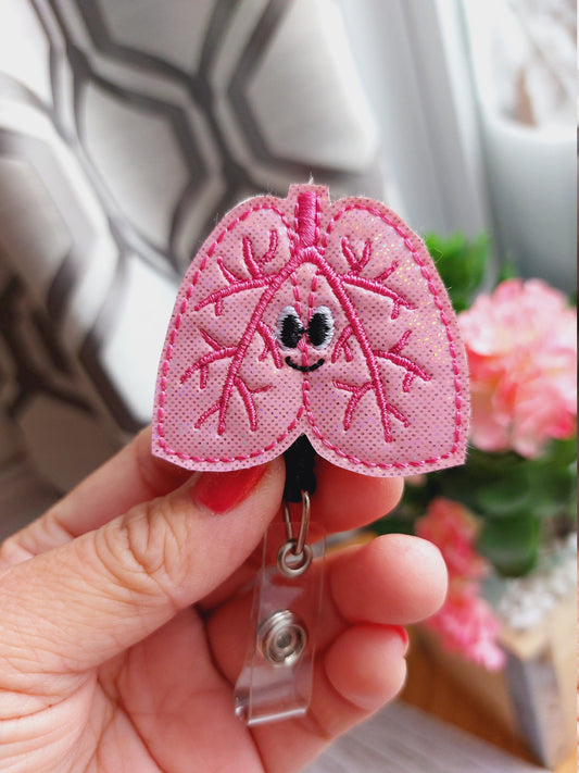 Lungs Badge Reel