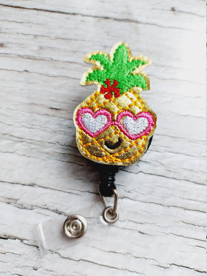 Pineapple Badge Reel