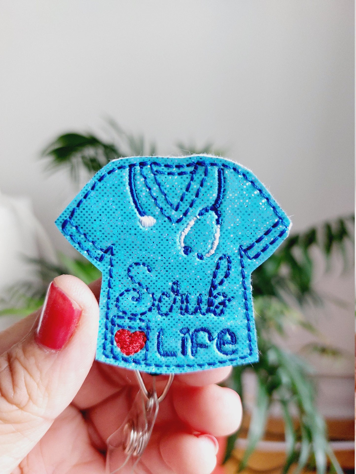 Scrub Life Blue Badge Reel