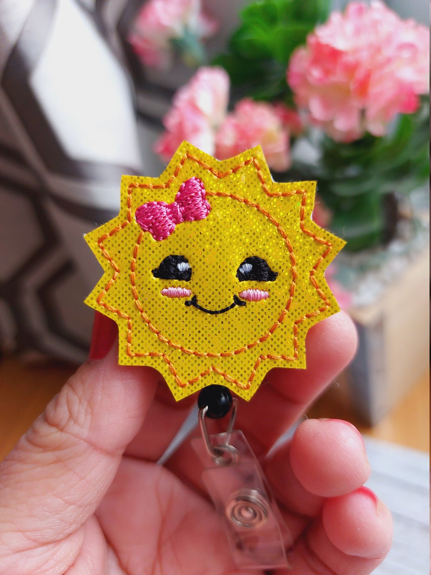 Happy Sun Badge Reel