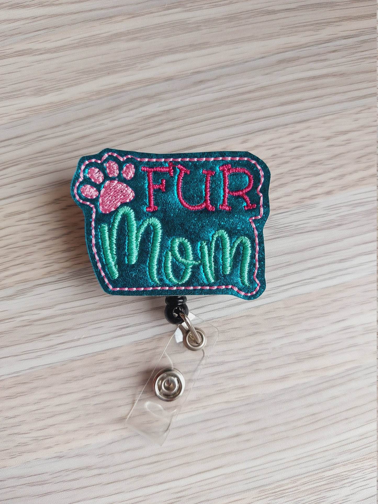 Fur Mom Badge Reel