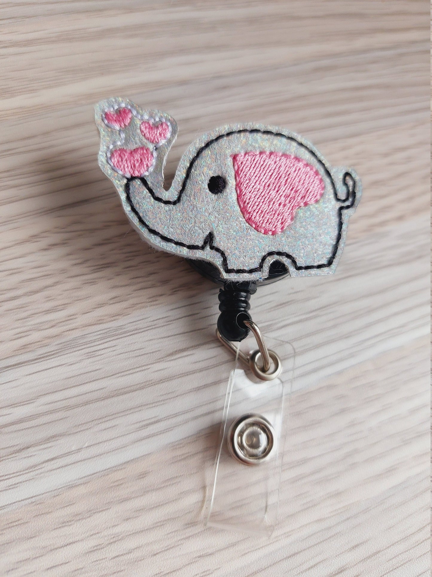 Elephant Badge Reel