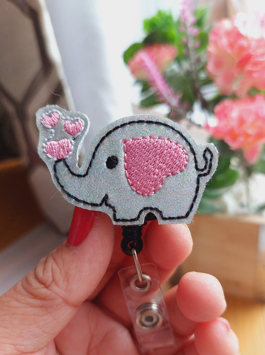 Elephant Badge Reel