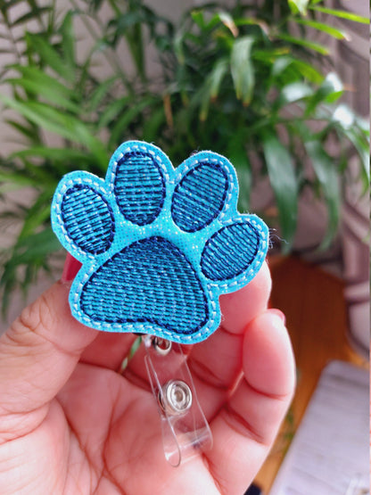 Paw Badge Reel