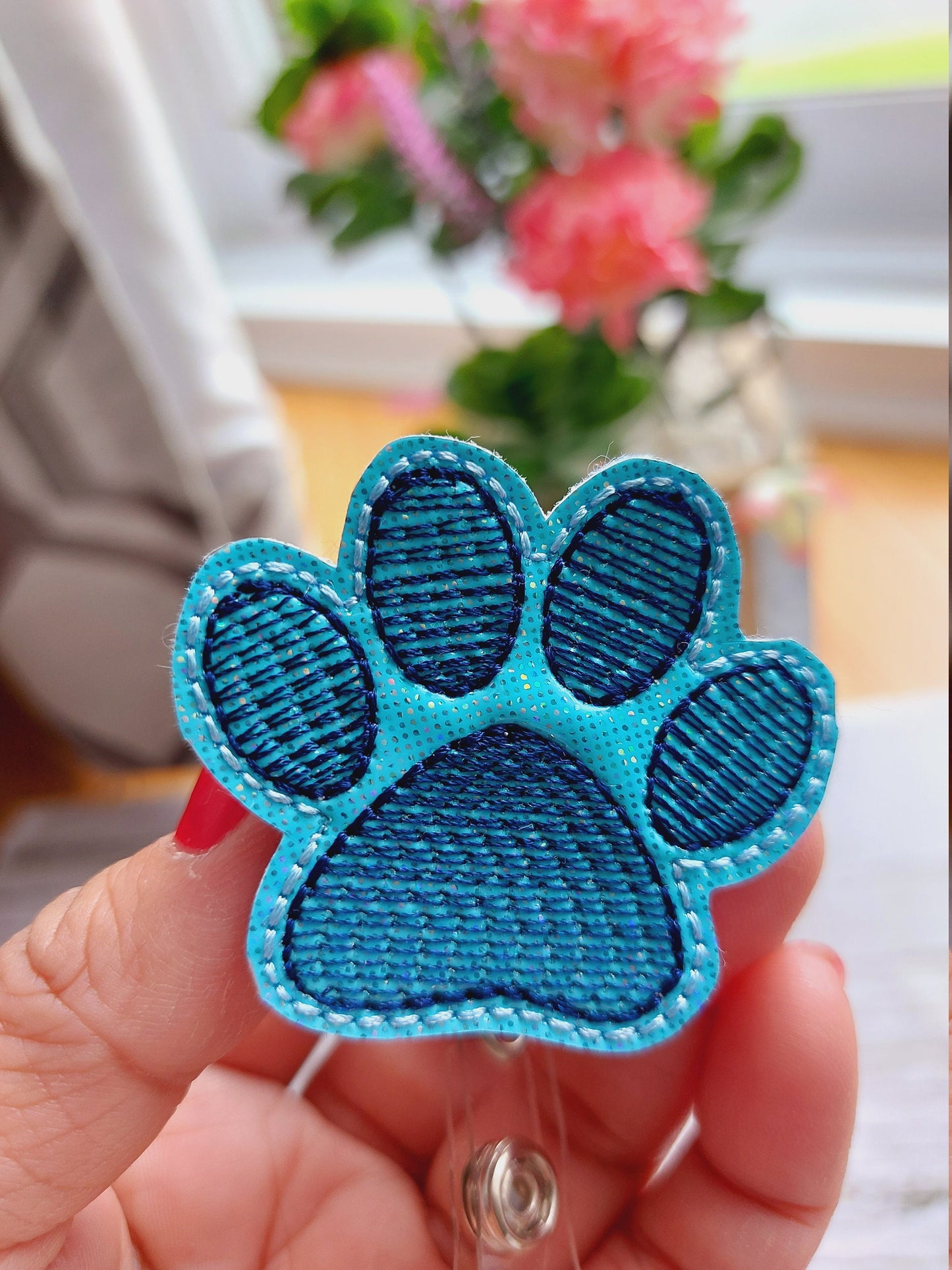 Paw Badge Reel